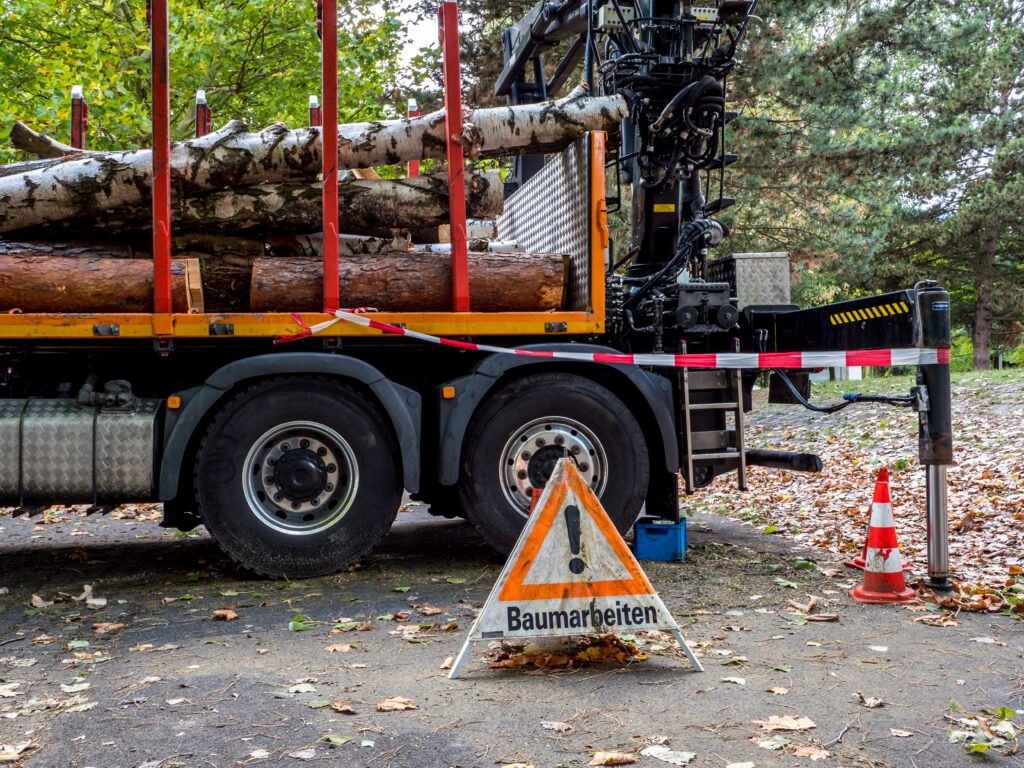 Baumfeldräumung und Rodungsarbeiten in Soest